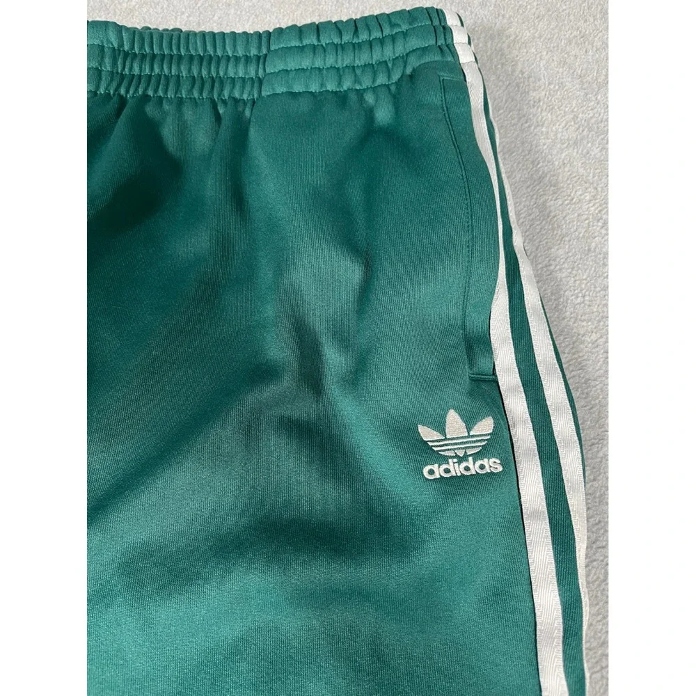 Adidas Originals Superstar Track Pants Mens 2XL Green EJ9701 3-Stripe Joggers